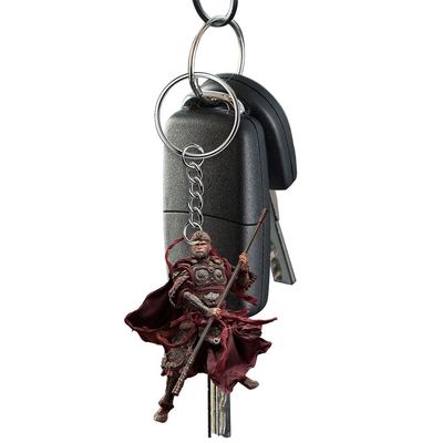 Wukong écologique 2D porte-clés plat pendentif acrylique pour sac à dos et accessoires de voiture