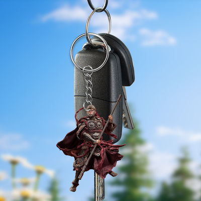 Wukong écologique 2D porte-clés plat pendentif acrylique pour sac à dos et accessoires de voiture