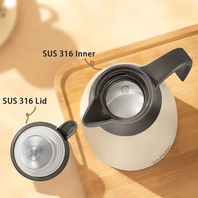 Tange à eau chaude isolée sous vide en acier inoxydable personnalisé Pot de café portable pour adultes