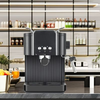 Machine à café 3 en 1 avec compatibilité chambre à coucher et construction en cuivre durable