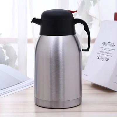 Bouteille d'eau sous vide en acier inoxydable Compacte sifflant Thé Bouilloire à café avec design classique
