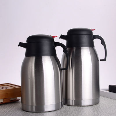 Bouteille d'eau sous vide en acier inoxydable Compacte sifflant Thé Bouilloire à café avec design classique