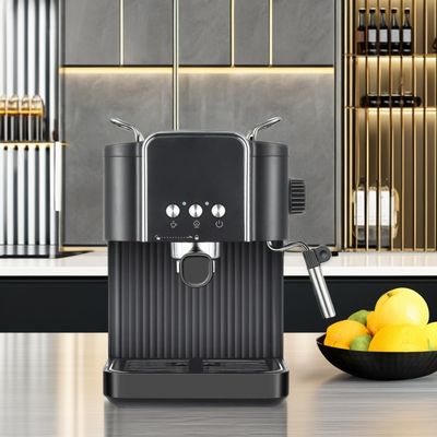Machine à café maison en aluminium avec capteur Bluetooth et technologie de cappuccino en mousse