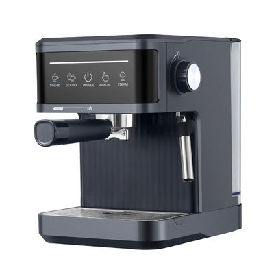 Machine à café à dents bleues avec mousse de lait électrique et semi-automatique multifonction