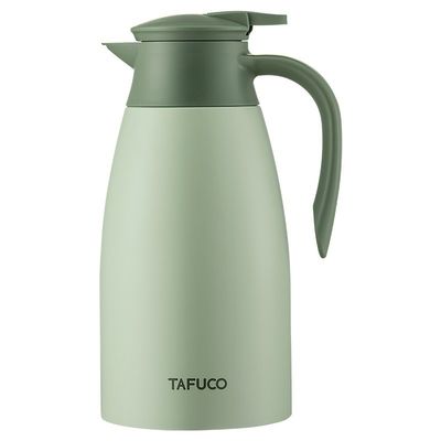 Carafe à café thermique en acier inoxydable, grande casserole sous vide de 1,5 L/2 L pour adultes, avec couvercle