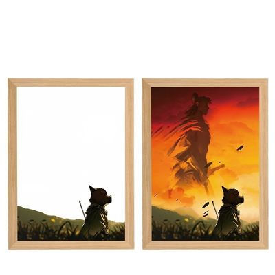 Roi singe Voyage vers l'ouest Lumière nocturne rectangulaire pour la chambre à coucher et le décor d'étude
