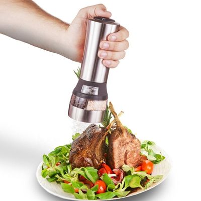 Moulin électrique à sel et poivre en acier inoxydable pour les moulins à épices de cuisine