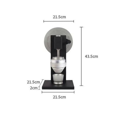 Professionnel italien noir 83 mm Burr Heavy Duty Corps en aluminium manuel Moulin à expresso Moulin à café à main