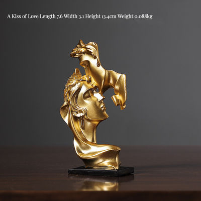 Statue de penseur artisanal en résine Décoration durable de la maison Bambou fini pour l'occasion d'un anniversaire