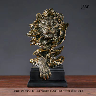 Accent Statue de penseur de bambou Resine sculpture d'art pour autre décor de la maison Couleur personnalisée