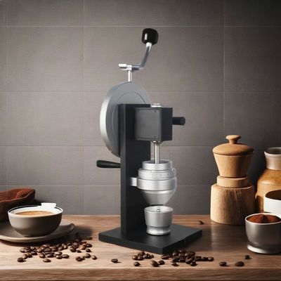 Moulin à café italien à main pour le broyage professionnel des grains d'espresso