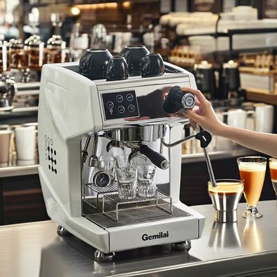 Coupe thermos à détection de température Machine à café semi-automatique pour vélo de fond