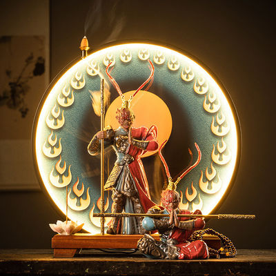 2024 Black Myth Wukong LED Light brûleur d'encens style de design contemporain Décoration de la maison