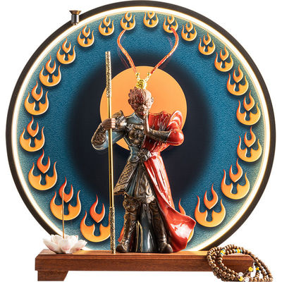 2024 Black Myth Wukong LED Light brûleur d'encens style de design contemporain Décoration de la maison