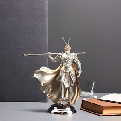 Ornements Mythologie noire Wukong Golden Hoop Tableau de bureau Figure Roi singe contre Bouddha