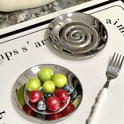 Ensembles d'ustensiles de cuisine en céramique peinte à la main Plateau d'escargots de cuisine