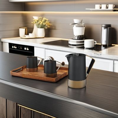 Logo personnalisé Presses françaises Luxe Harmony Céramique en acier inoxydable