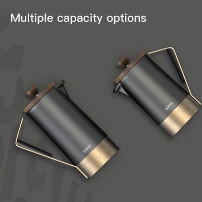 Poignée en acier inoxydable 300ml Set de tasse à café avec design de fond en métal personnalisé