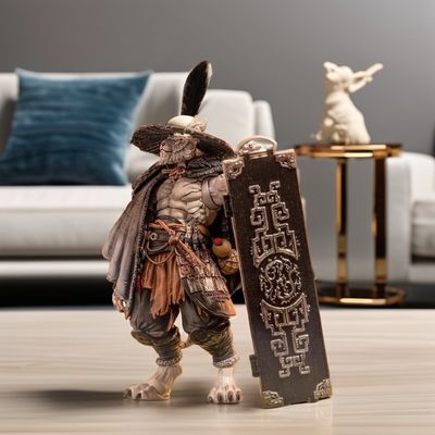 Style de design contemporain 1/12 échelle Maestro Union Furay Planet Blade Master Weng Tiger version blanche résine