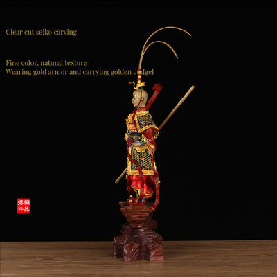 Le mythe noir de la statue Sun Wukong-Golden Hoop 3D Figure Collection de résine métallique avec des matériaux