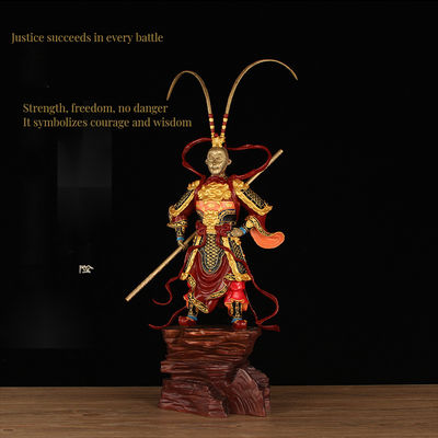 Le mythe noir de la statue Sun Wukong-Golden Hoop 3D Figure Collection de résine métallique avec des matériaux