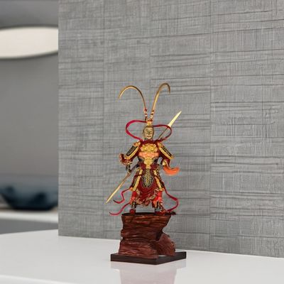 Résine 3D Black Myth Monkey King-Sun Wukong Figure de cerceau d'or pour le design contemporain