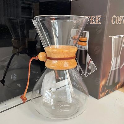 GCG013 Portable à poignée isolée anti-échauffement Pot de café en acier inoxydable pour maison