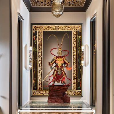 Collectables anniversaire Sun Wukong Golden Hoop Résine Noire Le mythe du roi singe Figure 3D