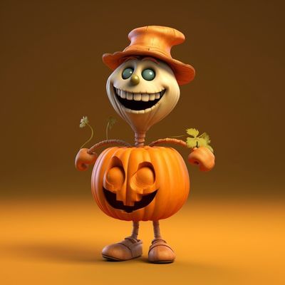 Ornement de citrouille en résine acrylique personnalisé 2024 Top Choice pour le décor de Noël d'Halloween