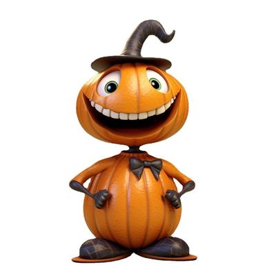 Ornement de citrouille en résine acrylique personnalisé 2024 Top Choice pour le décor de Noël d'Halloween