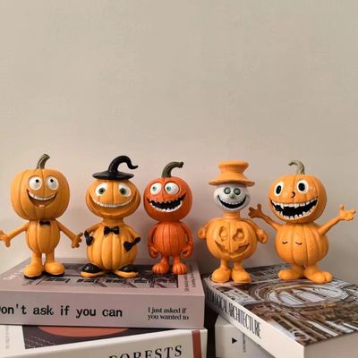 Ornement de citrouille en résine acrylique personnalisé 2024 Top Choice pour le décor de Noël d'Halloween