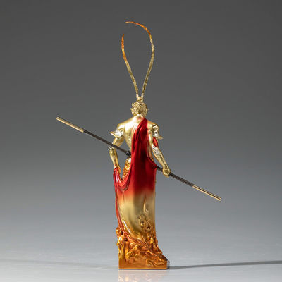 Figure artistique de résine du roi singe de Voyage vers l'ouest pour la décoration et la collection à domicile