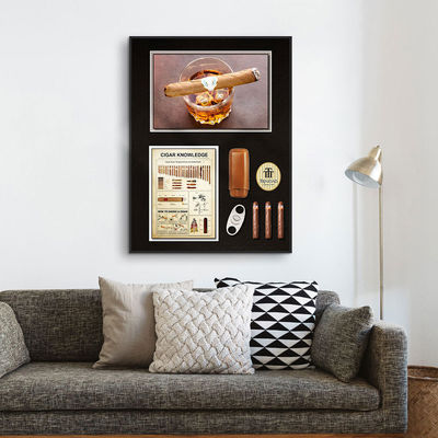 Peinture artistique 3D de cigare de style post-moderne parfaite pour les cafés et les restaurants