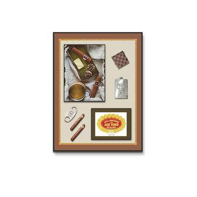Peinture artistique 3D de cigare de style post-moderne parfaite pour les cafés et les restaurants