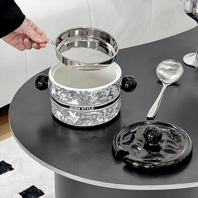 Contenant alimentaire micro-ondes pratique et durable avec techniques d'impression Aucune conception