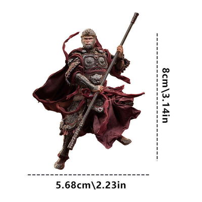 Chaîne de clés en acrylique plat 2D Croix-Rouge Black Myth Wukong Collier de sac à dos pour accrocher