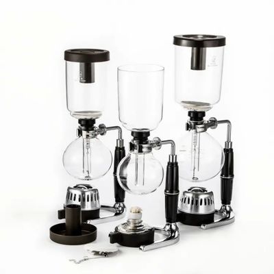 Machine à café à syphon américaine classique en stock Type métallique Aluminium pour la préparation du café