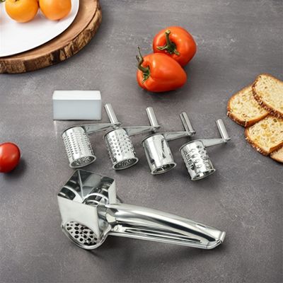 Gratteur rotatif en cuivre de type métallique pour le déchiquetage facile du fromage et des noix dans les cuisines domestiques