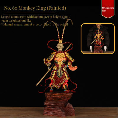 Ensemble de personnages de quatre grands romans classiques en résine 3D