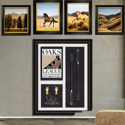 Package en une pièce European Equestrian 3D Mural pour le salon décoration d'entrée