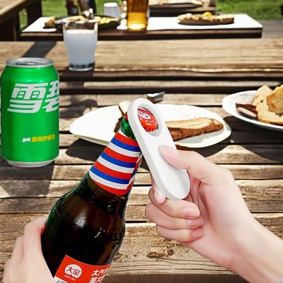 Logo personnalisable ouvre-bouteille en acier inoxydable magnétique pour cuisine domestique