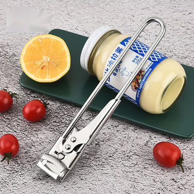 Ouvre-bouteilles ménagers en métal et en plastique de taille personnalisée avec ouvre-bouteilles à capuche torsionnée à prise antidérapante