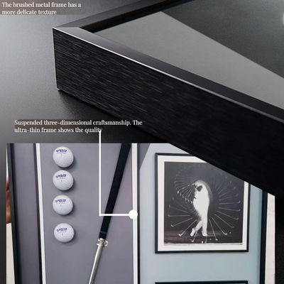 Home Office Décoration hôtelière Luxe moderne en verre cristallin Golf Art mural Format suspendu