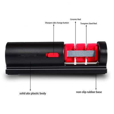 Outil de polissage de couteaux de cuisine Professionnel 4-en-1 Ciseaux en céramique diamantée Aiguiseur de couteau