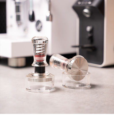 Poudre de cuisson à la force constante 58 mm Transparent Espresso Tamper