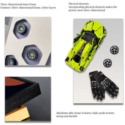 Des blocs de construction élégants Conception d'anniversaire moderne Format pour le fond du canapé suspendu