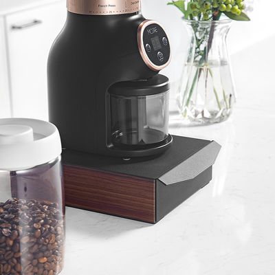 Design moderne blanc Espresso Café Knock Box Boîte en bois cadre métallique en aluminium