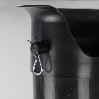 Boîte à café en plastique ABS à haut volume avec ustensiles en céramique et en métal