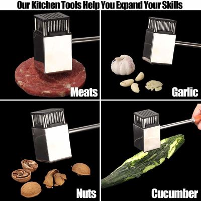 Appareil de ramollissement manuel à 36 lames pour ramollir le steak cuisiné en cuisine