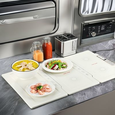 Plateau de chauffage électrique pliable à chauffage rapide avec 10 engrenages et contrôle de température intelligent